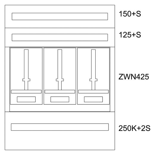 Aufputz-Zaehlerverteiler K