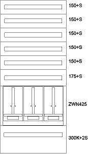 Zaehlerverteiler-Montageeinsatz K