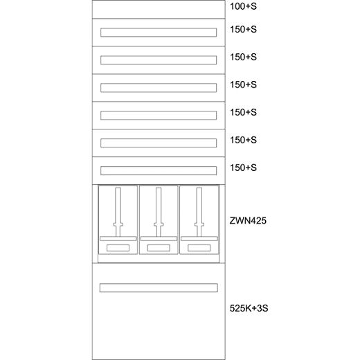 Unterputz-Zaehlerverteiler K