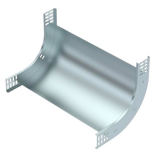 Vertikalbogen 90� steigend 60x500 Stahl bandverzinkt