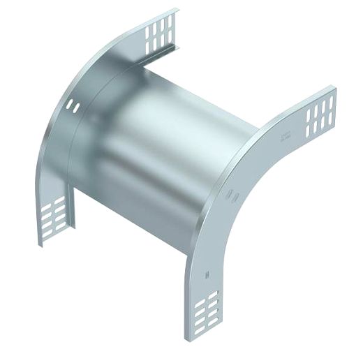 Vertikalbogen 90� fallend 60x300 Stahl bandverzinkt