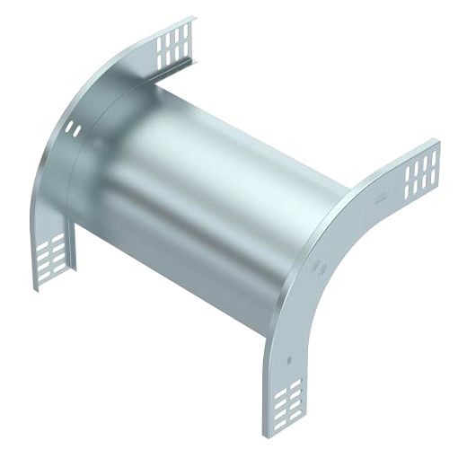 Vertikalbogen 90� fallend 60x400 Stahl bandverzinkt