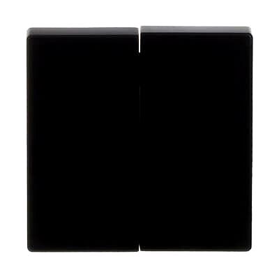 Wippe 2-fach f�r Serienschalter schwarz matt - Plattform 63