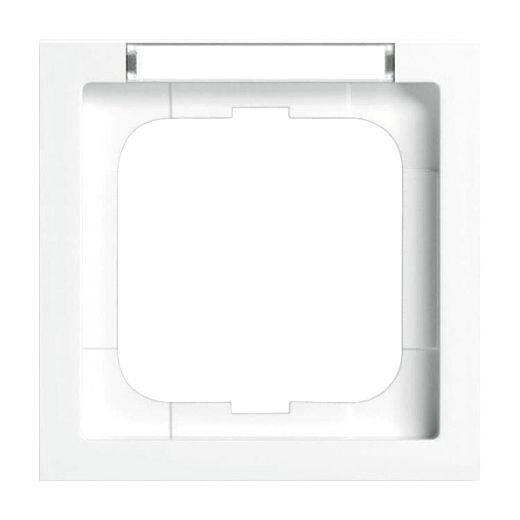 Abdeckrahmen mit Sichtfenster1-fach studiowei� - future lin