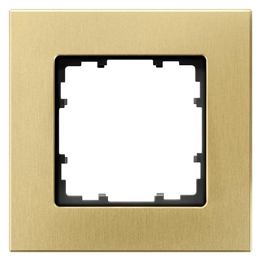 DELTA miro Aluminium oxidgelbRahmen 1-fach