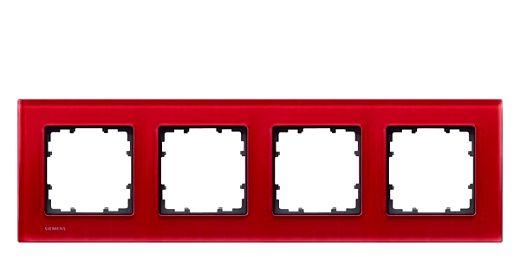 DELTA miro Glas orient Rahmen4-fach