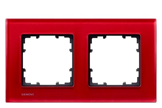 DELTA miro Glas orient Rahmen2-fach