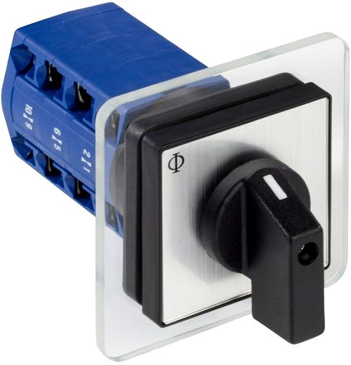 Umschalter+Schloss 1pol. Fronteinb IP40