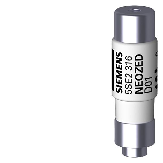 NEOZED-Sicherungseinsatz, D01,6 A, gG, Un AC: 400 V, Un DC: