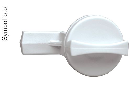 Drehriegel 3teilig, Kunststoff, RAL7035