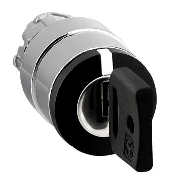 Schl�sselschalter FrontelementXB4, Metall, 22mm, sw, 3 Stel