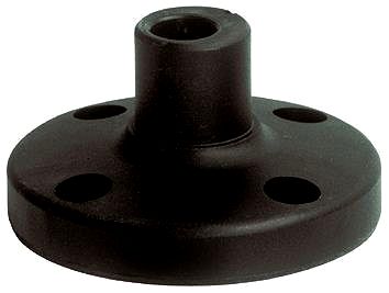 Fu� f�r Rohr D25mm, Kunststoffschwarz