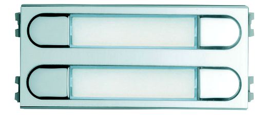 Skyline Tastenmodul VDS/DUOX 2Doppeltaster (4), silber/chro