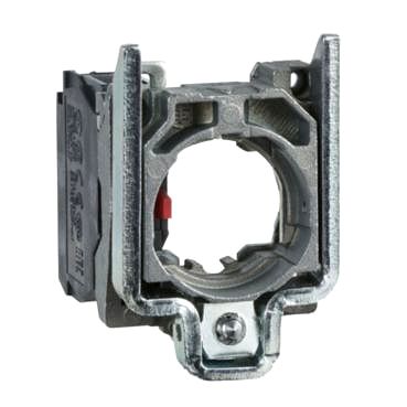 Hilfsschalterblock+Befestigungsflansch, XB4, Metall, 22mm, 3
