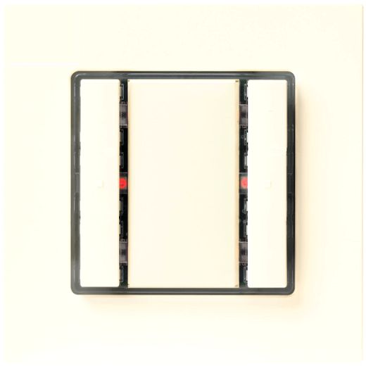 KNX Taster 1-fach mit Status-LED, i-system, titanwei�, ohne