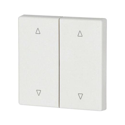 Wippe 2-fach, weiss gl�nzend,Jalo