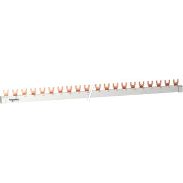 Resi9 - Kammsammelschiene - 1L+N - 18 mm Abstand - 57 Module