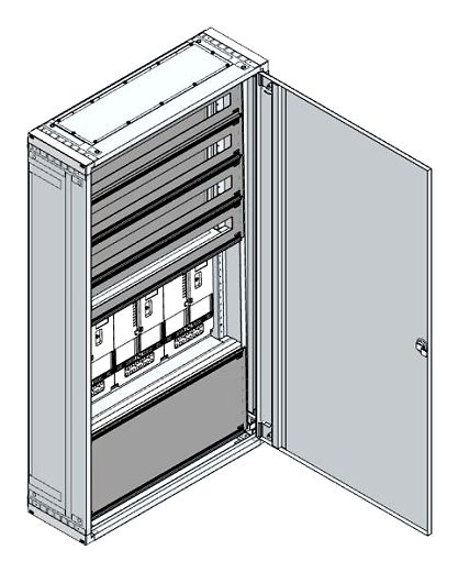 AP Z�hlerverteiler+RW N� Netzf�r TN-Netz, au�en B775xH1390x