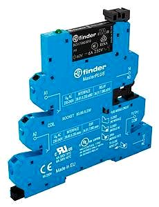 Koppelrelais MasterPLUS, Push-In-Klemmen, 1 W 6A, Spule 24VA