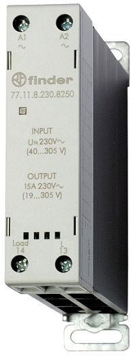 Elektronisches Lastrelais, 15A/24-277VAC, Einschaltstrom bis