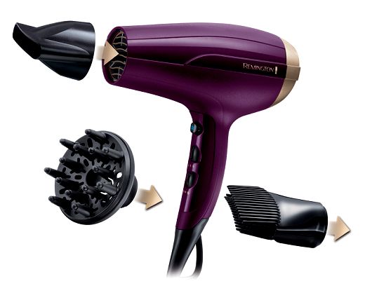 Haarf�n 2300W 3Temp/2Gebl Ionen Diff. 11mmStylingb�rste lila