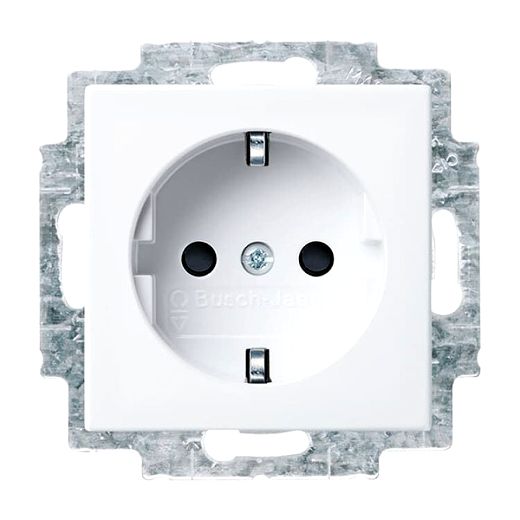SCHUKO Steckdosen-Einsatz Safety+ alpinwei� - balance�SI