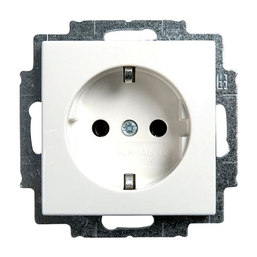 SCHUKO Steckdosen-Einsatz alpinwei� - balance�SI