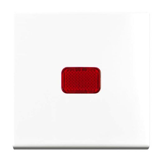 Wippe mit roter Kalotte alpinwei� - balance�SI