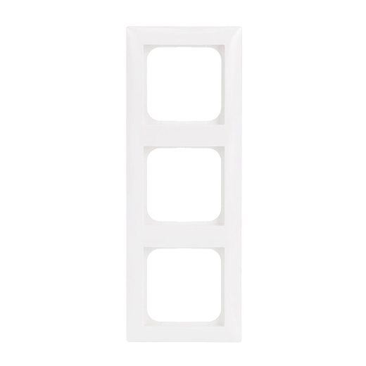 Abdeckrahmen 3-fach alpinwei�- Busch-balance�SI