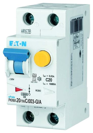 FI/LS-Kombischalter, 20�A, 30�mA, C-LS-Char, 1N-polig, FI-Ch