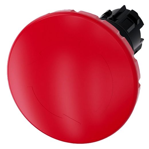 Not-Halt-Pilzdrucktaster, 22mm, rund, Kunststoff, rot, 60mm,