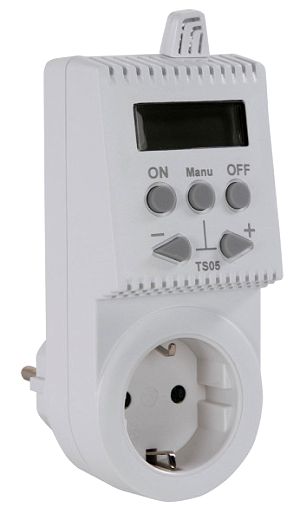 Steckdosenthermo. m.Tagesprogramme u.3Temperaturst.(080307)