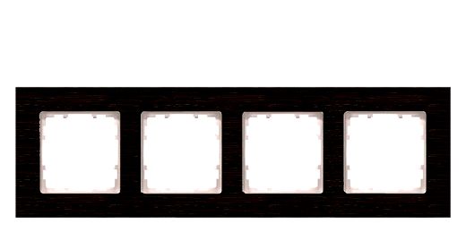 DELTA miro Holz wenge Rahmen 3-fach, Farbton durch Beizung