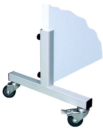 aus Vierkantrohr mit Rollen und Feststellbremse wei�