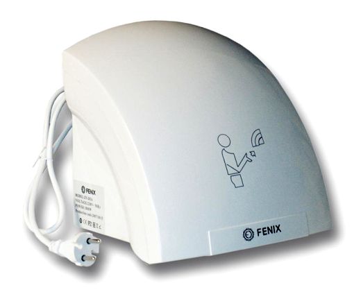 H�ndetrockner m.Sensor 1.8kWSchaltf�hler:14-18cm Kunstst.