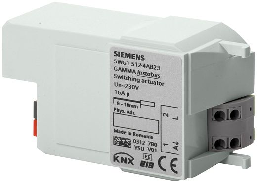 KNX Schaltaktor, 1-fach, 16A,C-Last, AC 230V, f�r Modulbox