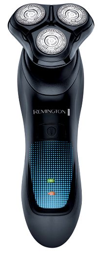 Rotationsrasierer LED Akku Nass&Trocken schwarz-blau