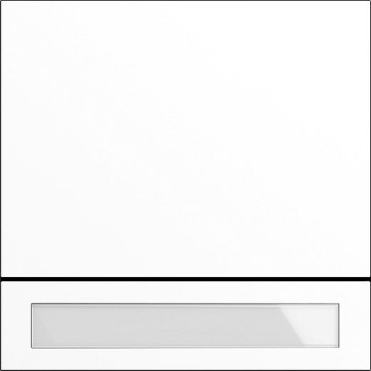 Ruftastenmodul 1f System 106 Verkehrswei�(lack.)