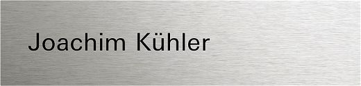 Ruftaste beschr. System 106 Edelstahl