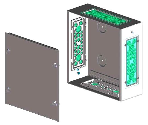 Rangierverteiler 300x300x120