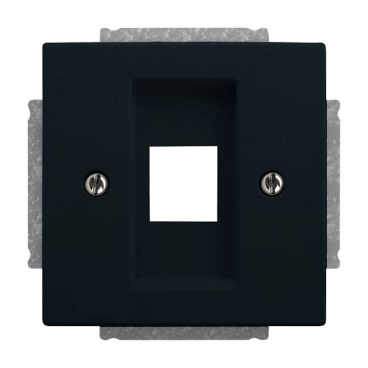 Zentralscheibe Modular-Jack-Einsatz 1-fach anthrazit - Platt