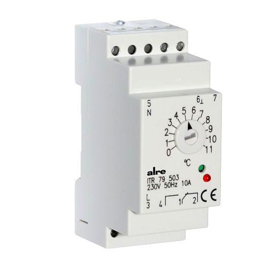 Temperaturregler f�r Normschienenmontage 011G