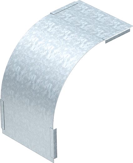 Deckel f�r Vertikalbogen 90� fallend B200mm Stahl bandverzin