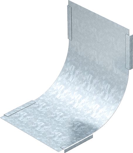 Deckel f�r Vertikalbogen 90� steigend B200mm Stahl bandverzi