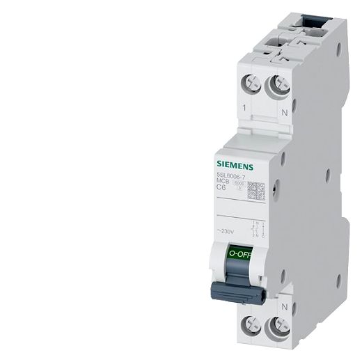 Leitungsschutzschalter 230V 6KA, 1+N-POLIG/1TE C6