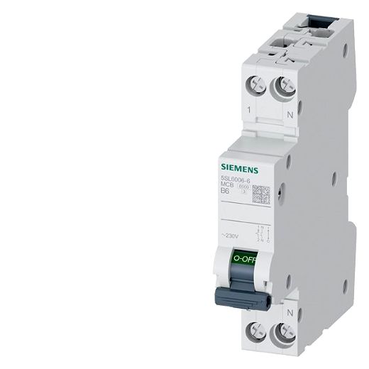 Leitungsschutzschalter 230V 6KA, 1+N-POLIG/1TE B6