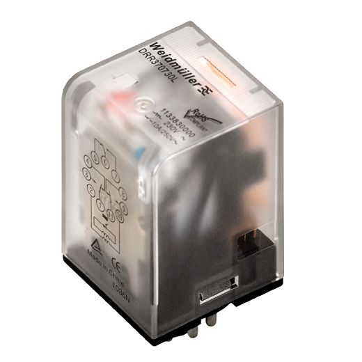 Relais 230VAC Steckanschluss 3Wechsler Statusanz. 10A