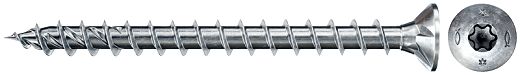 Spannplattenschraube Torx TX 4,5x45 Senkkopf, Vollgewinde BC