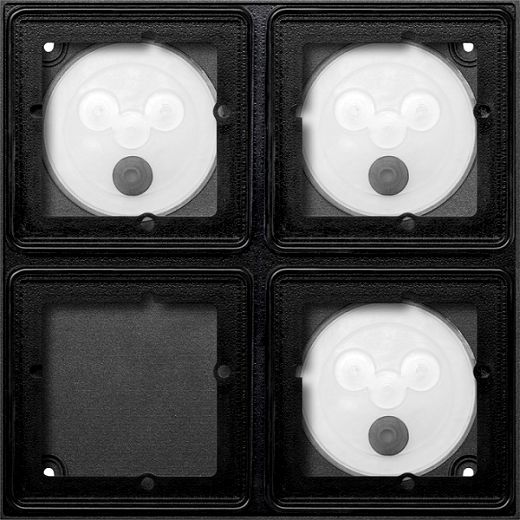 Geh�use 2x 2f fl�chenb�ndig System 106