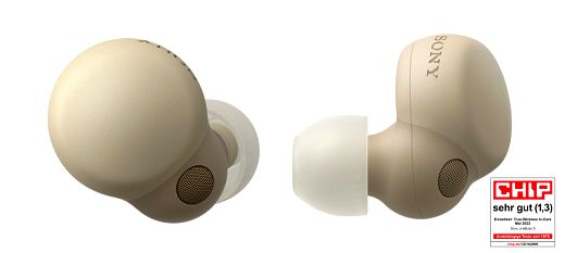 Kopfh�rer inEar Bluet. 5mm kabellos DSEE USB IPX4 creme